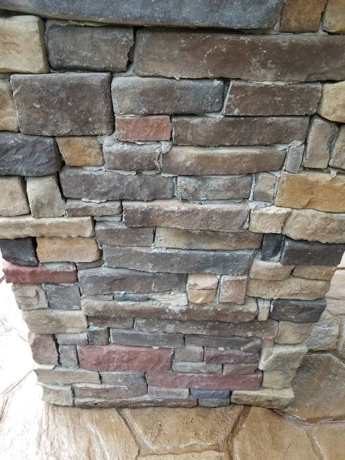 Poorly done stone column